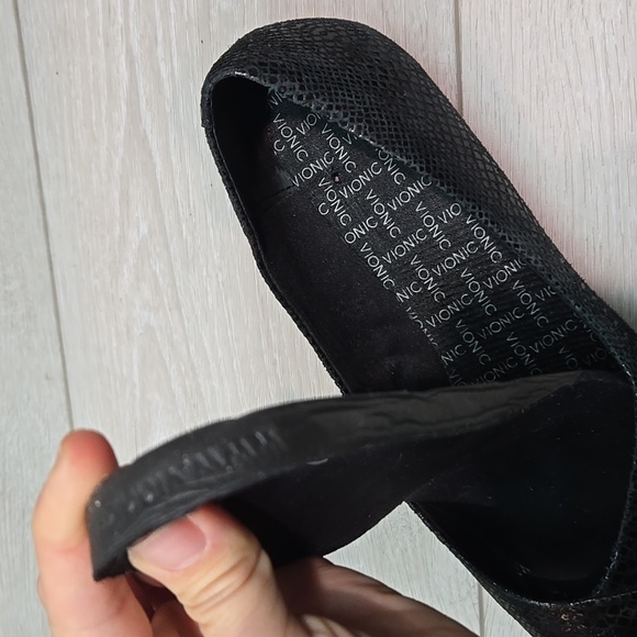 Vionic Women Caballo Elegant Black The Pointed Toe Flats Shoes Sz 8.5 - Picture 12 of 13